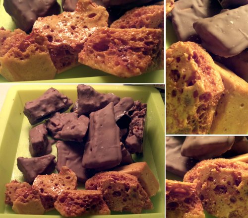 Our Homemade Chocolate Honeycomb