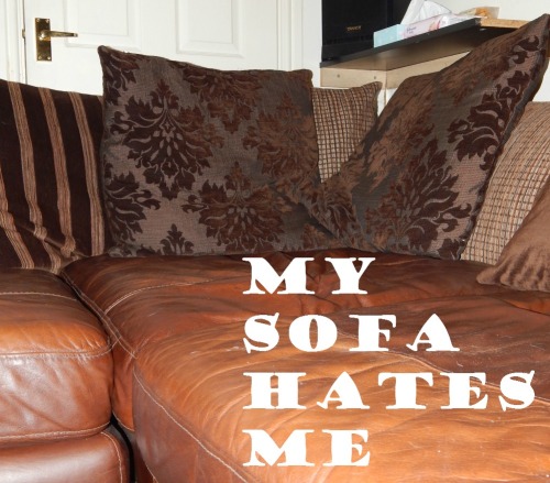 My sofa hates me